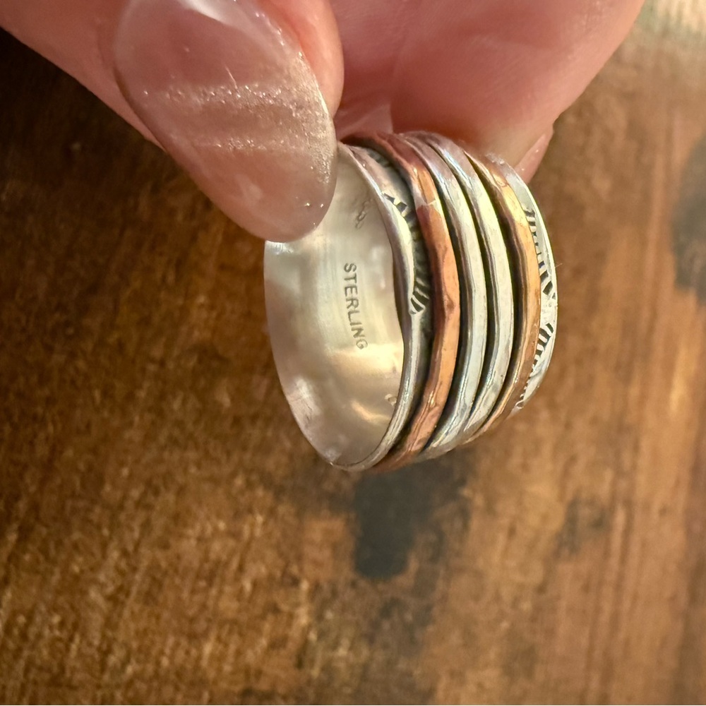 Silver Stacked Ring Set - Picture 2 of 3